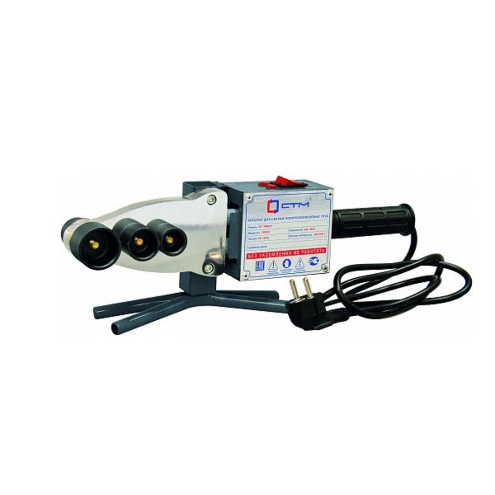 картинка CP-WM-215  Сварочный аппарат для РР-R труб.СТМ. 750 + 750 (1500) Вт.20.25.32. 40мм.(шт). от базы строительно-отделочных материалов