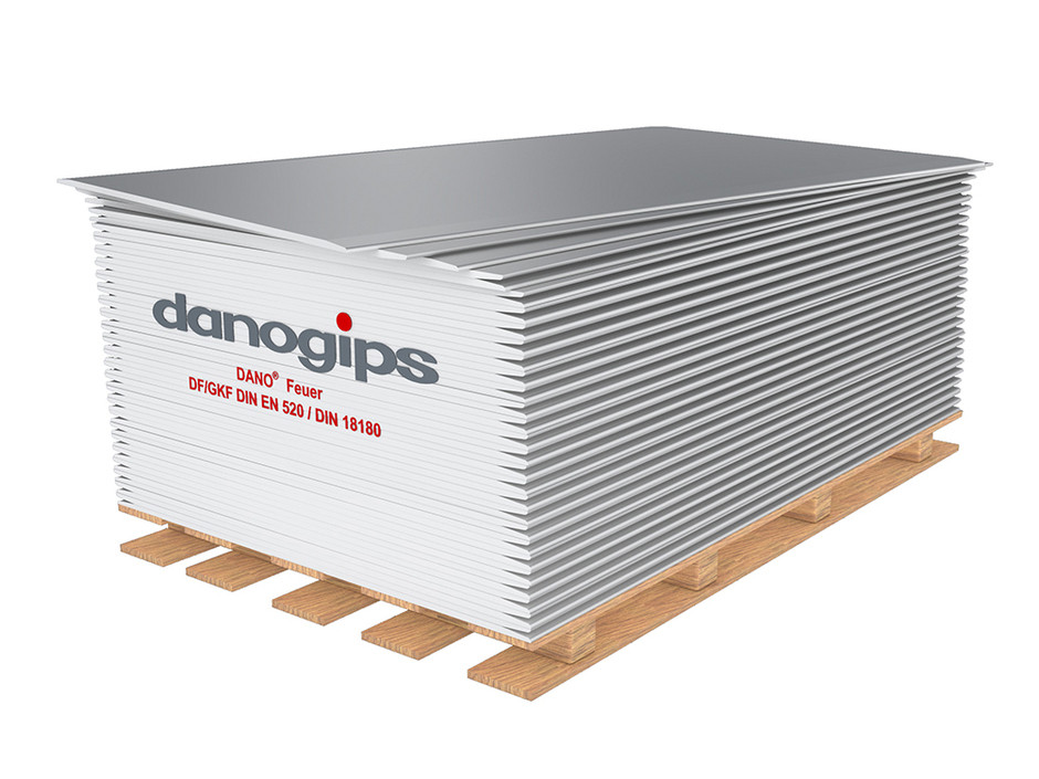 картинка Гипсокартон Danogips 3000х1200х12,5мм обычный 3м (68шт/под) от базы строительно-отделочных материалов